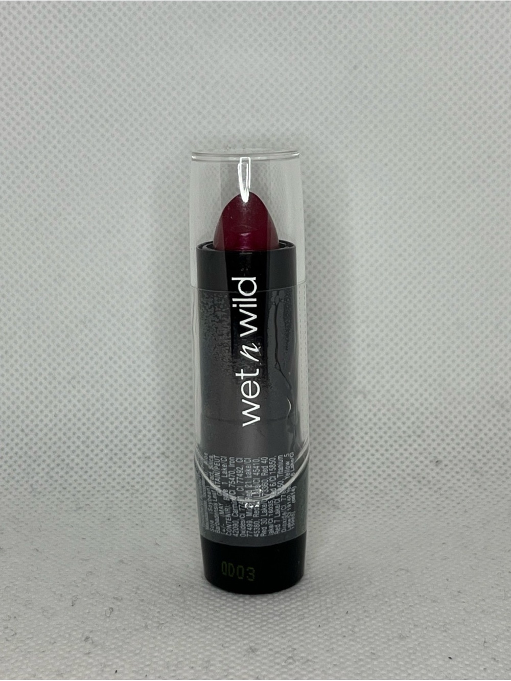 wet n wild Lipstick Just Garnet